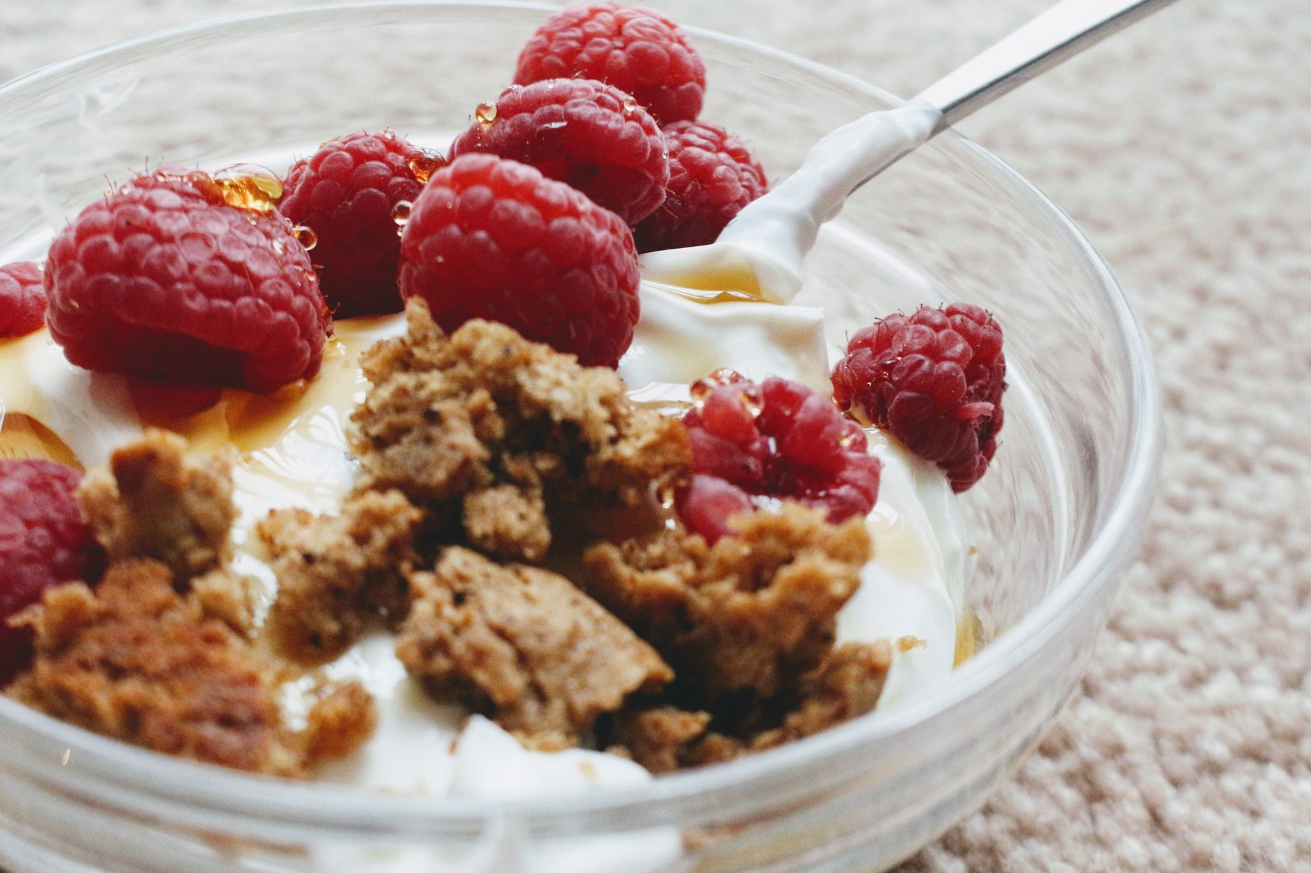 Almond Honey Yogurt Bowl