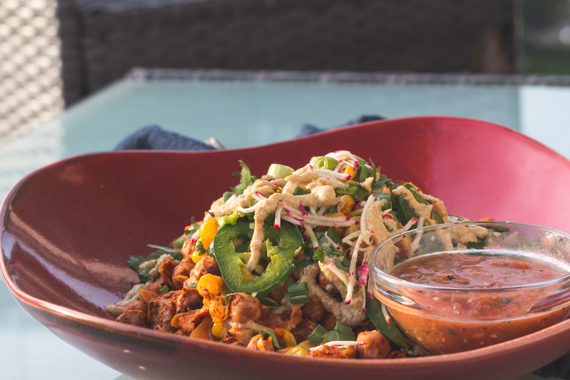 20-Min Salsa Chicken Bowl