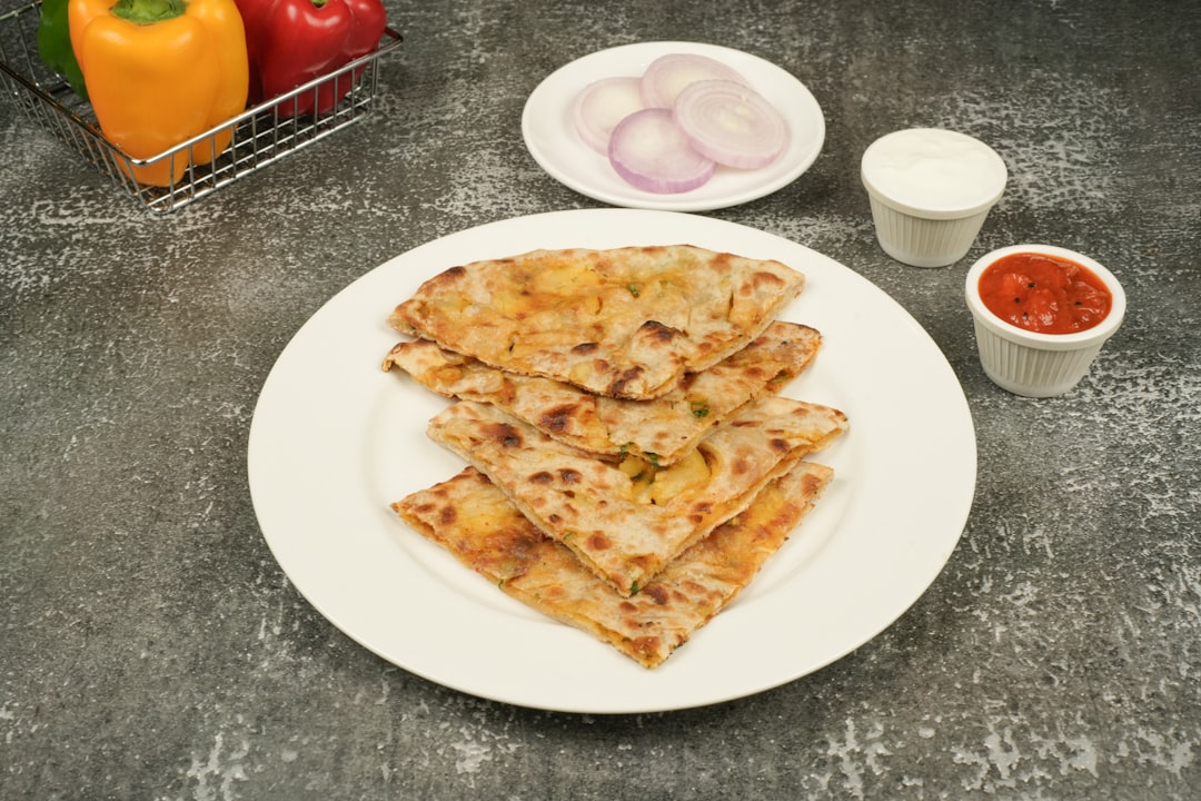 Crispy Cheese & Tomato Quesadillas