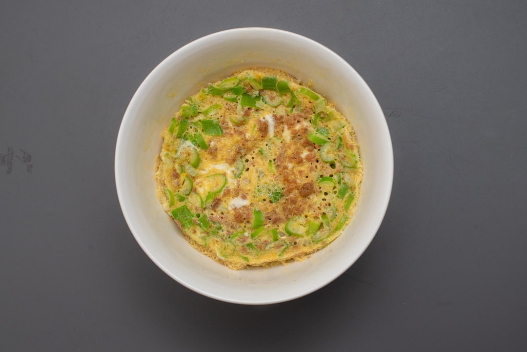 Fluffy Onion Pepper Omelet