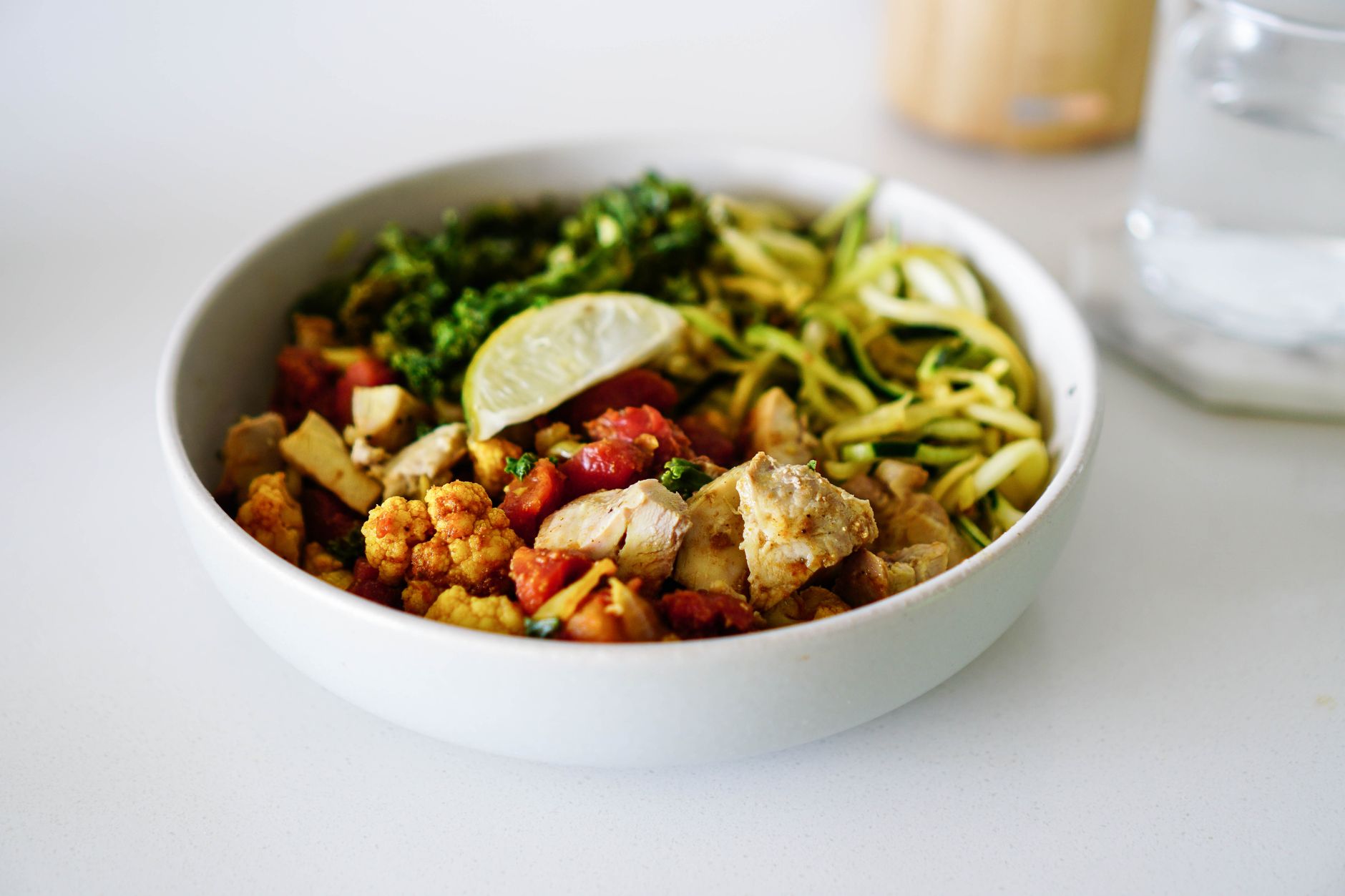 Chipotle Chicken Bowl with Roasted Veggies