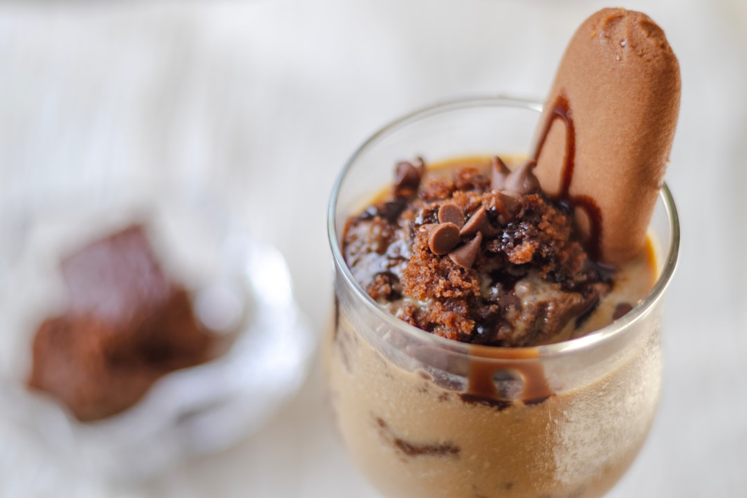 Mocha Yogurt Parfait with Granola & Honey
