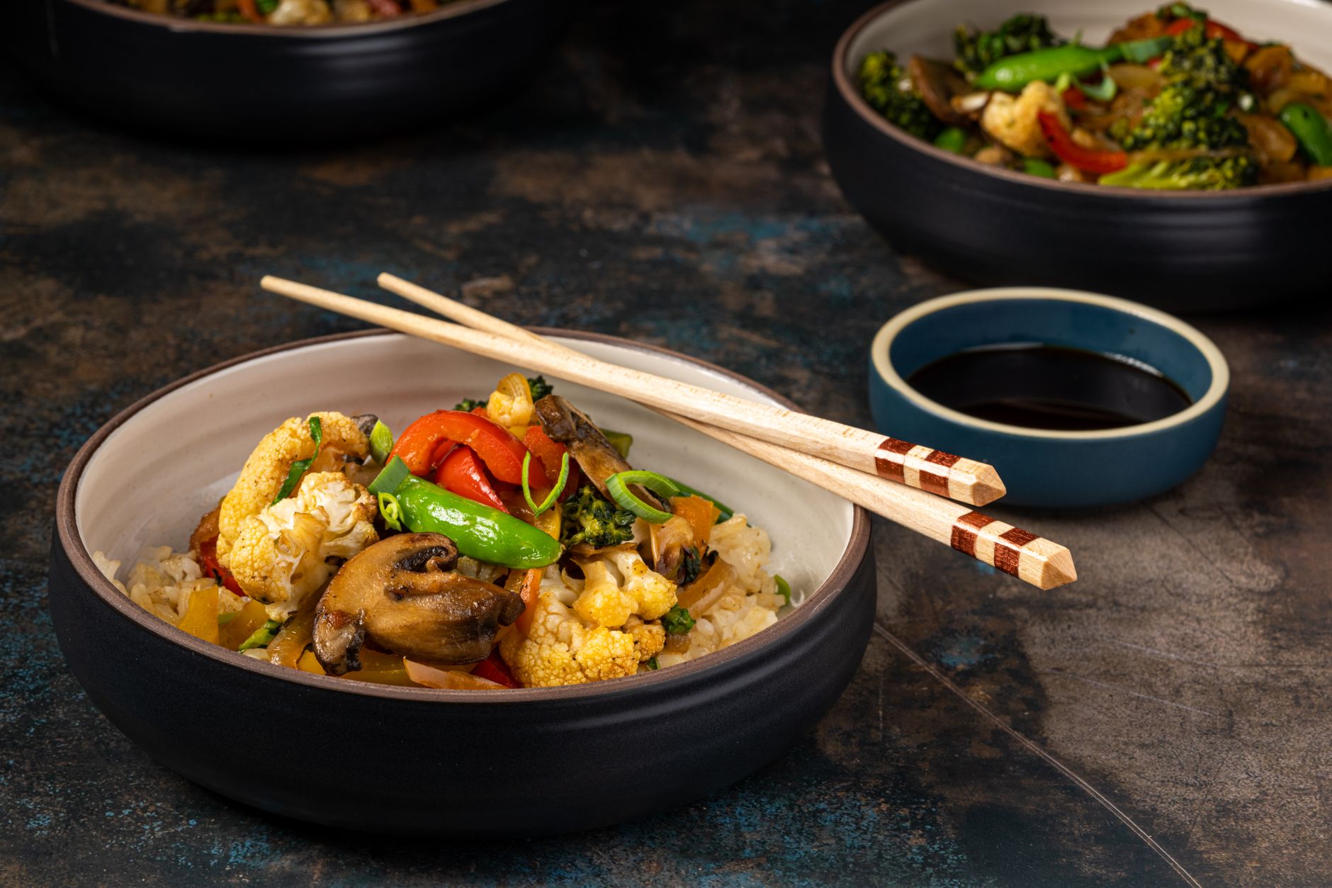 15-Min Sesame Veggie Rice Bowl