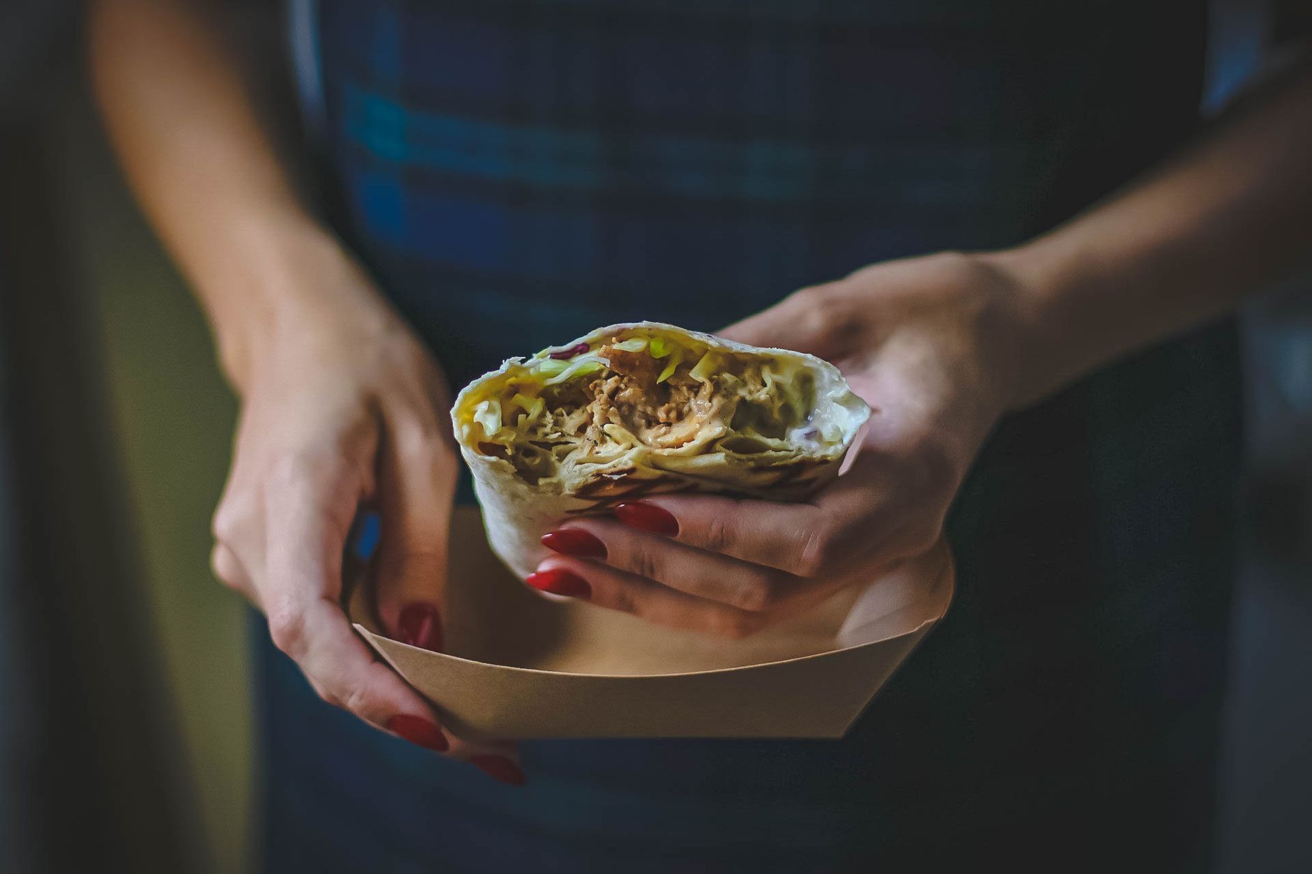 5-Min Southwest Chicken Wrap
