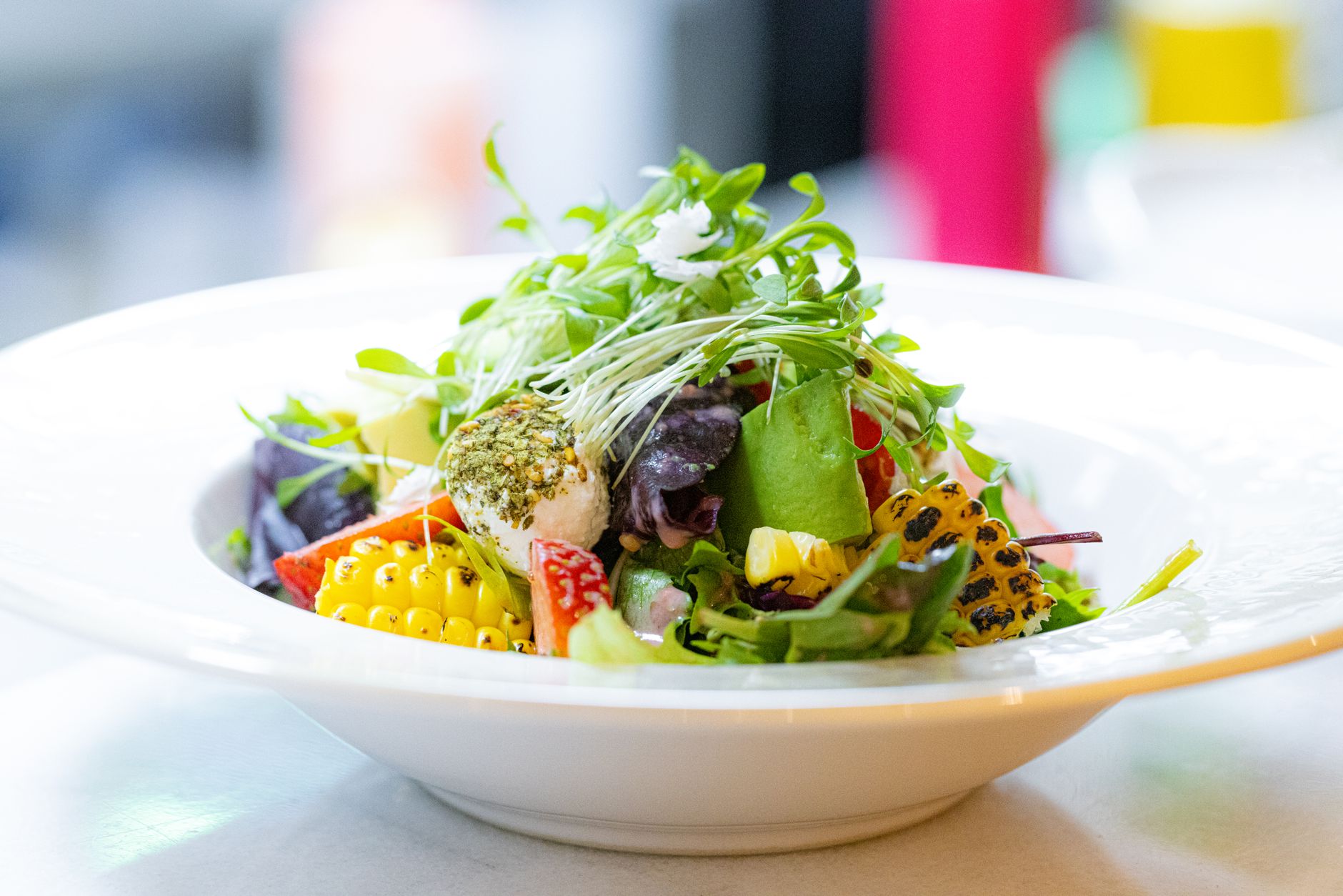 Fresh Corn Salad with Feta & Lime