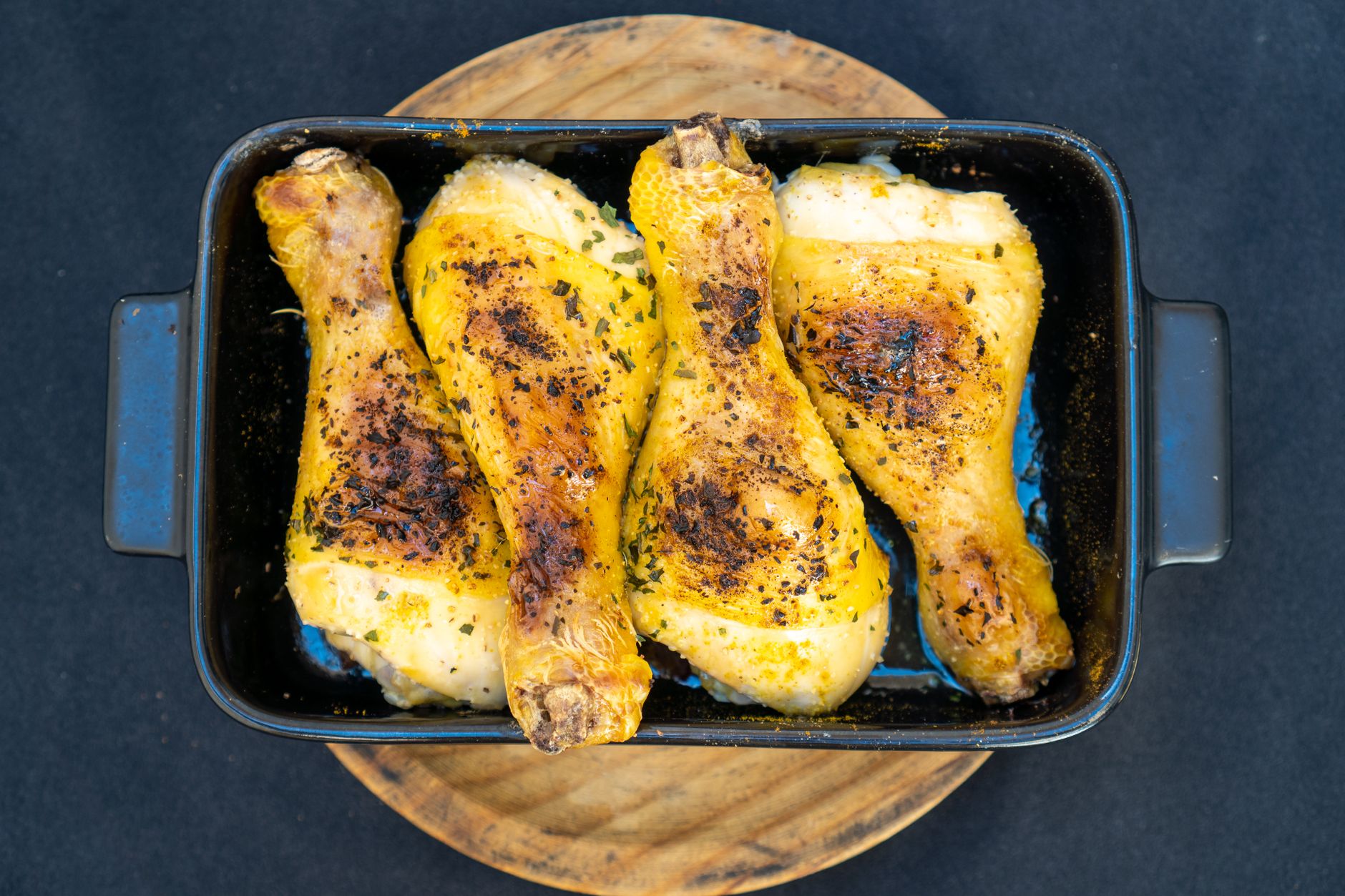 Crispy Italian Garlic Chicken Drumsticks