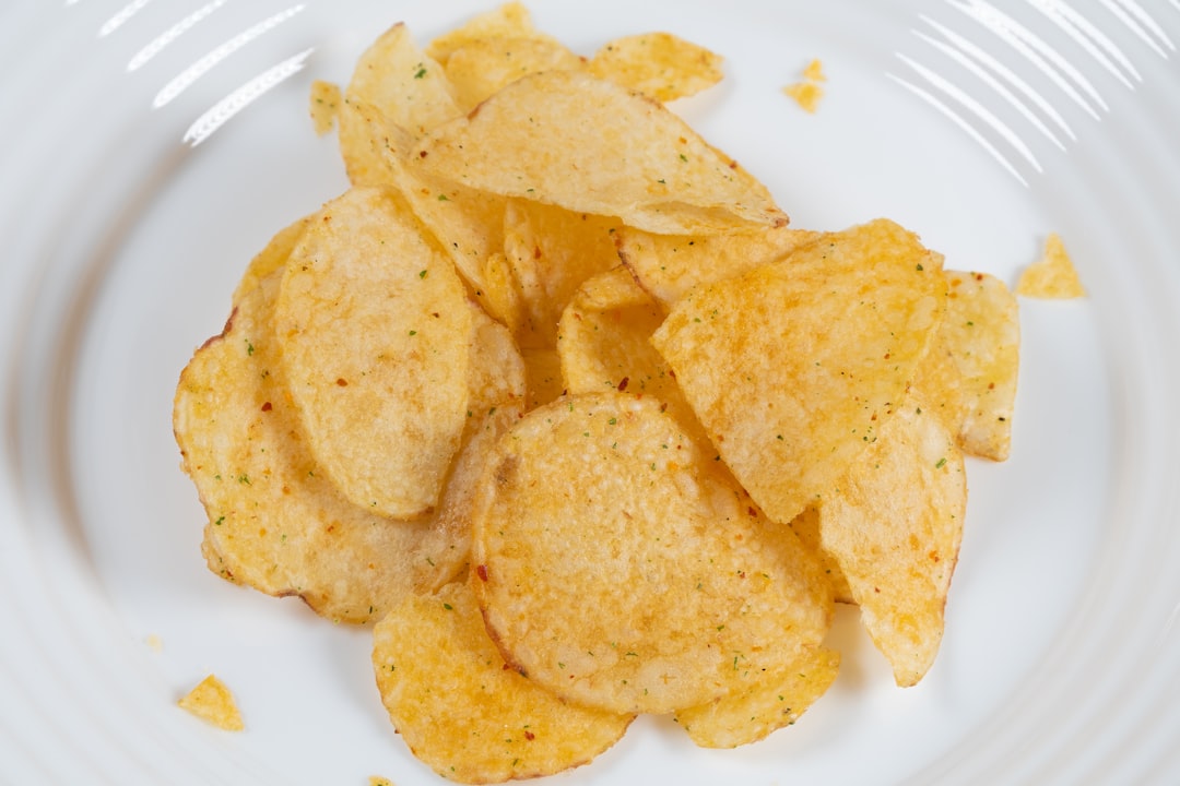 Crispy Baked Potato Chips