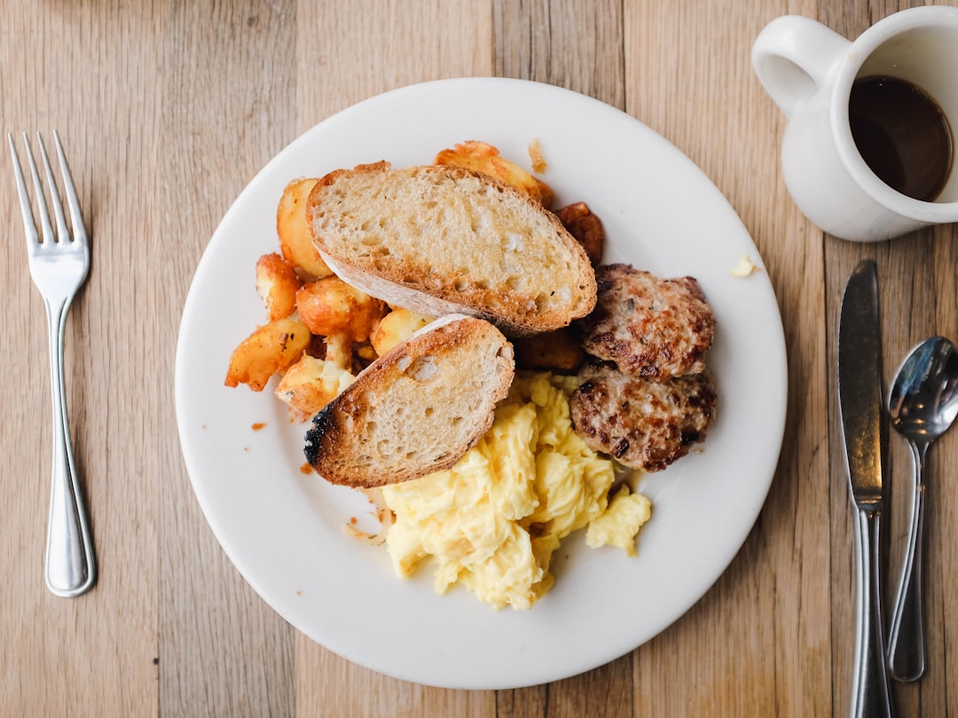 Classic Sausage, Eggs & Toast Breakfast
