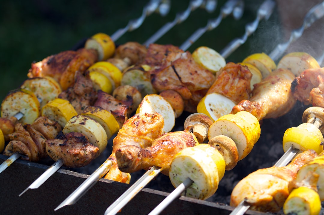 Grilled Chicken & Veggie Kabobs