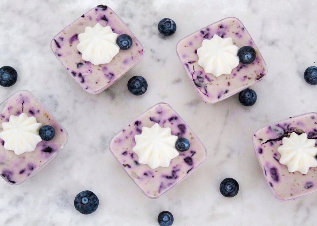 Blueberry Almond Frozen Yogurt Bark