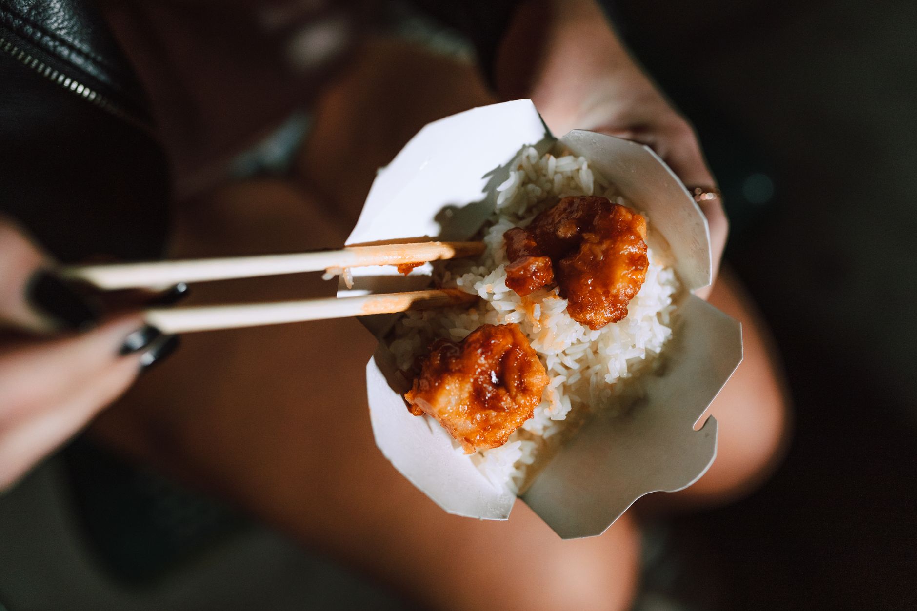 Honey Garlic Shrimp with Rice