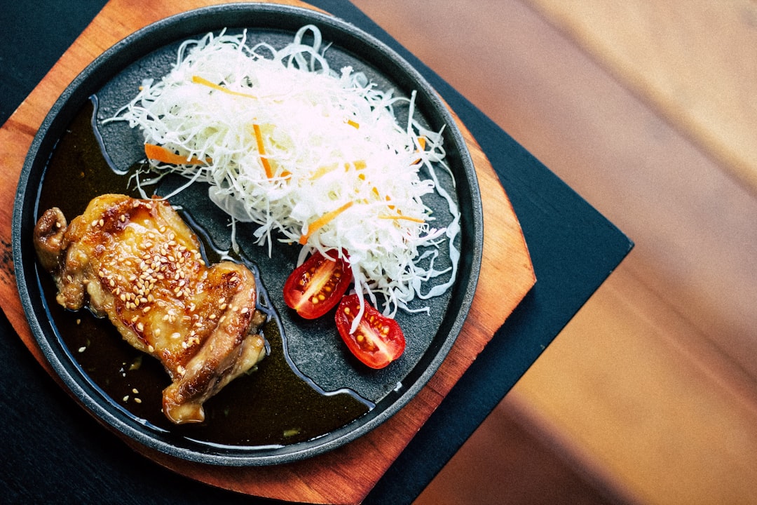 Air Fryer Teriyaki Chicken with Slaw