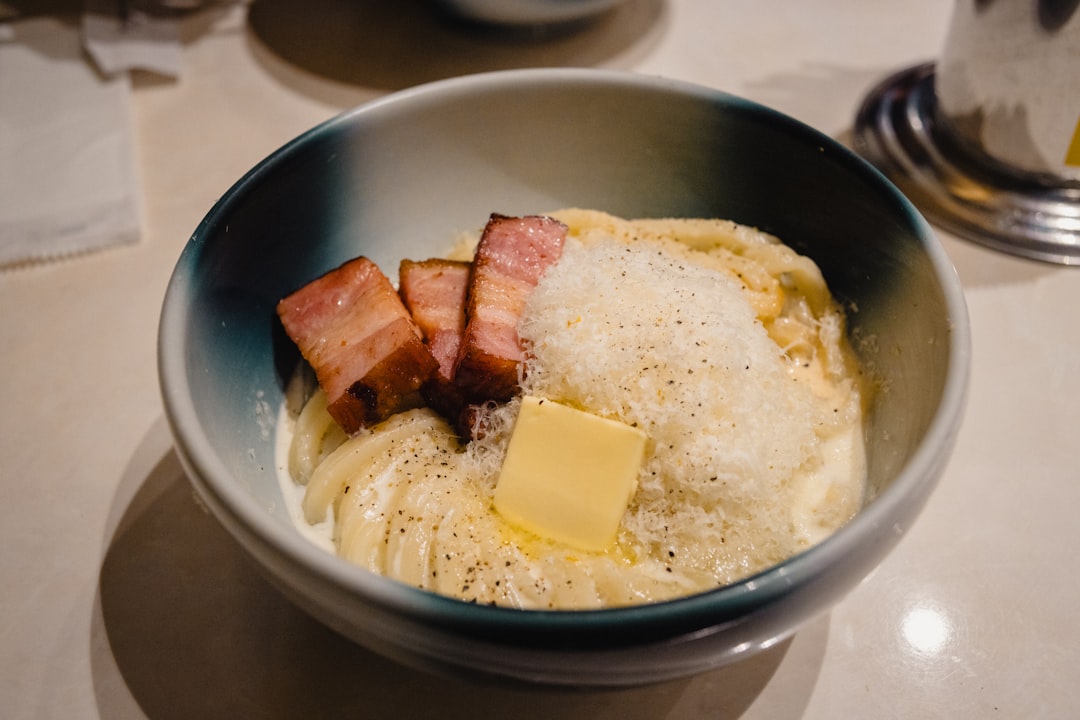 Crispy Bacon Butter Pasta