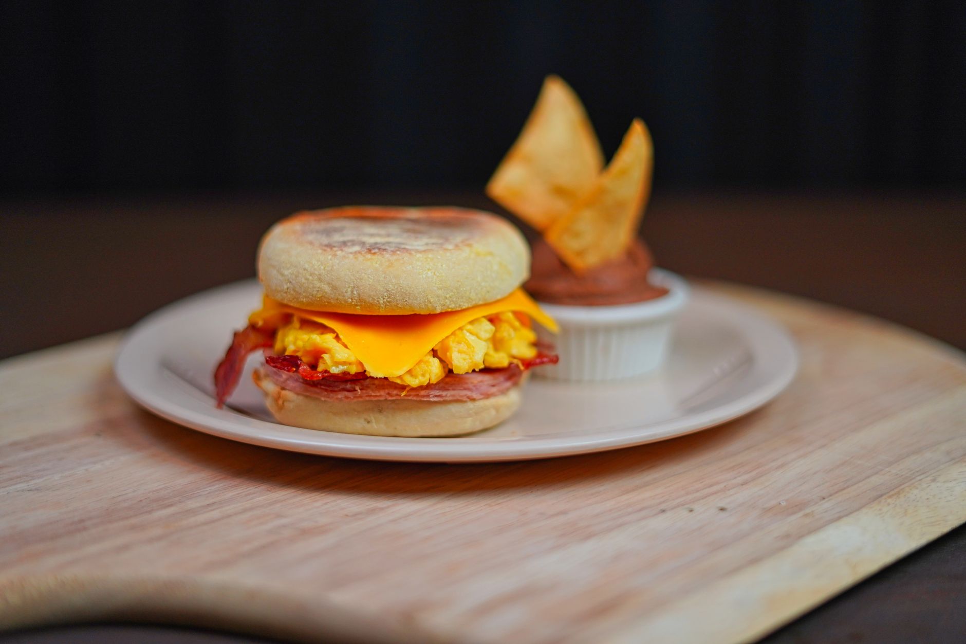 Crispy Ham, Egg & Cheese Bagel