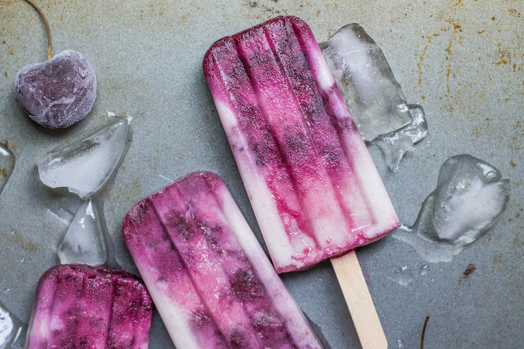 Berry Yogurt Popsicles