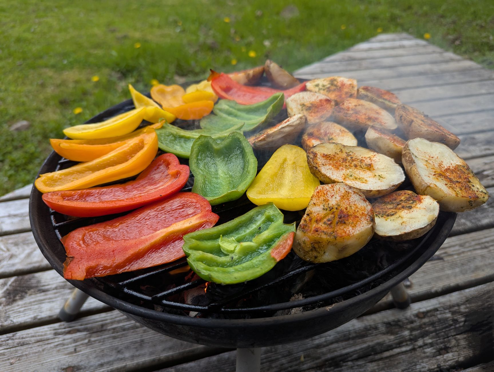 Crispy Skillet Breakfast Potatoes & Peppers