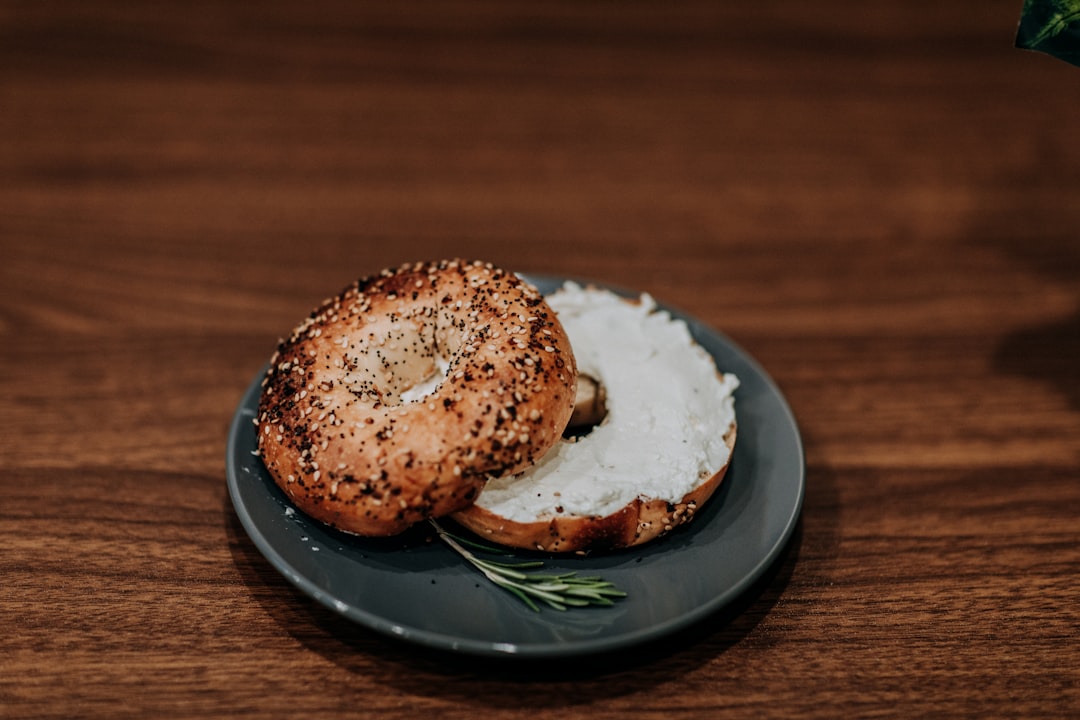 Cream Cheese & Cucumber Bagel