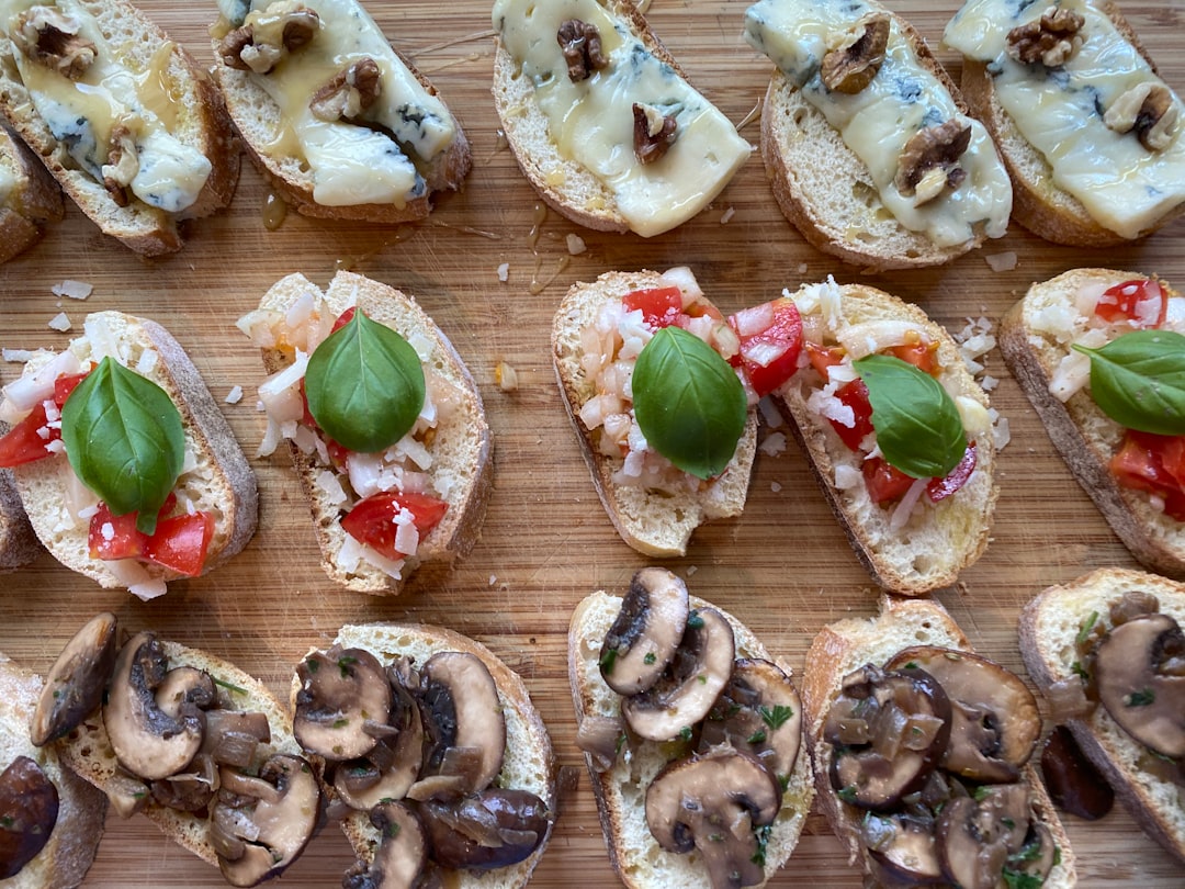 Garlic Butter Mushroom Bruschetta