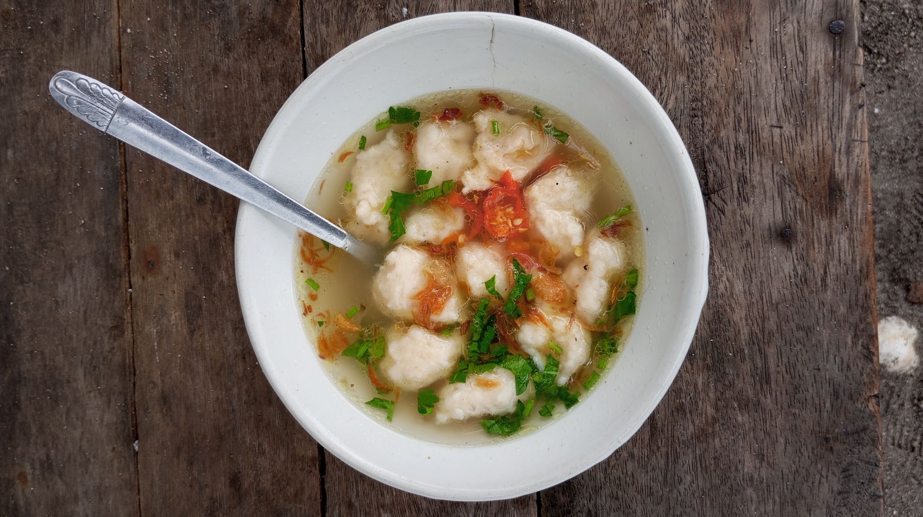 15-Minute Dumpling Chicken Soup