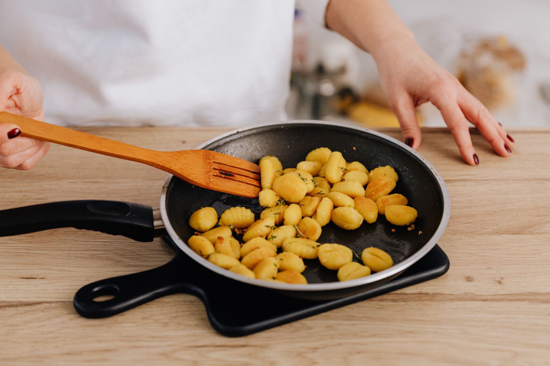 Crispy Pan-Fried Gnocchi with Sage Butter