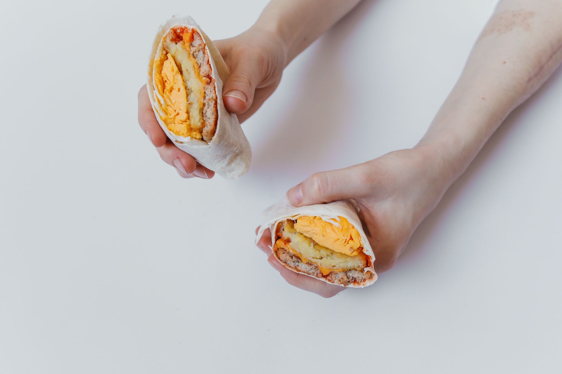 Crispy Chicken Wrap with Hummus & Greens