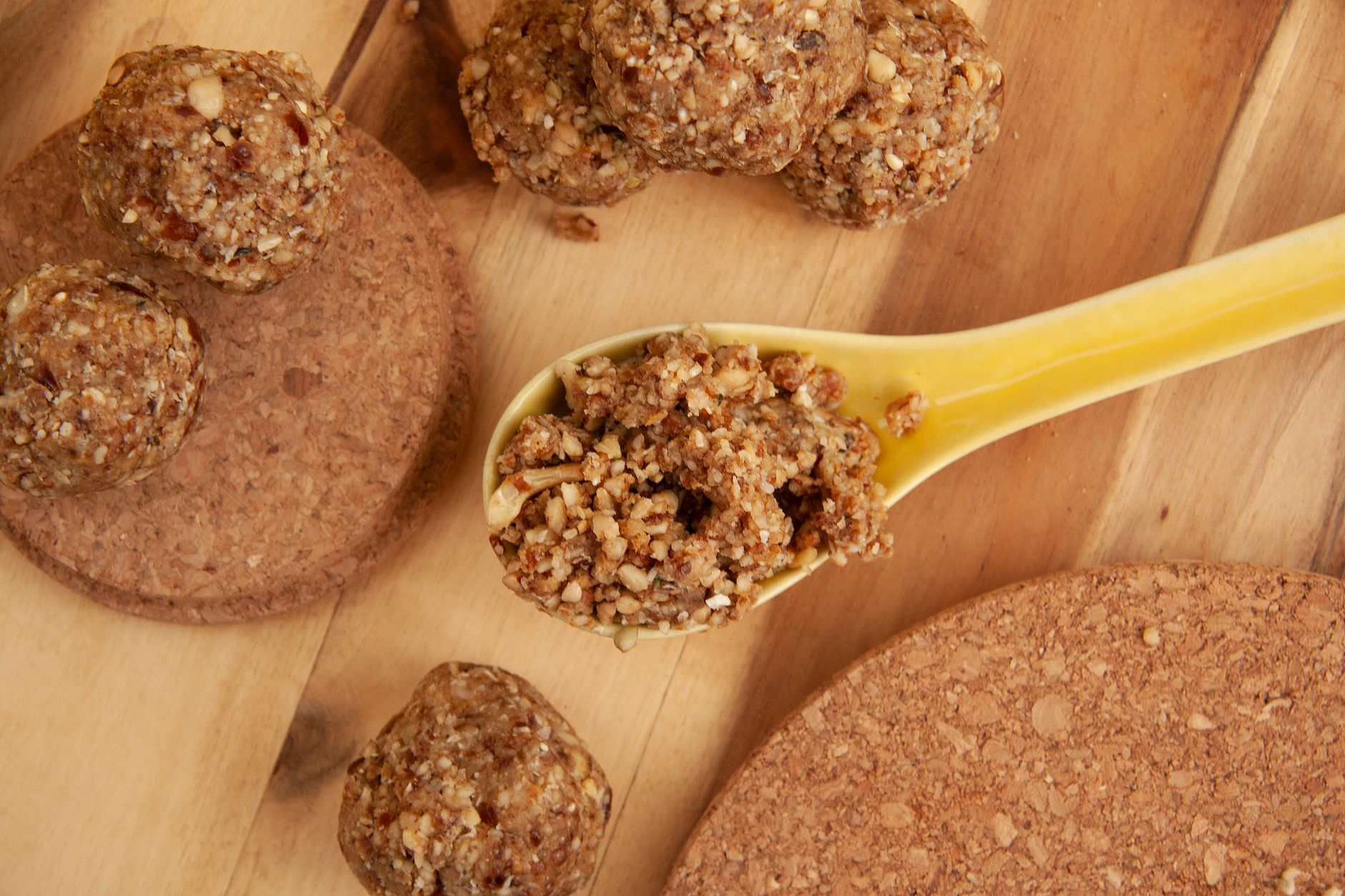 No-Bake Almond Butter Energy Balls