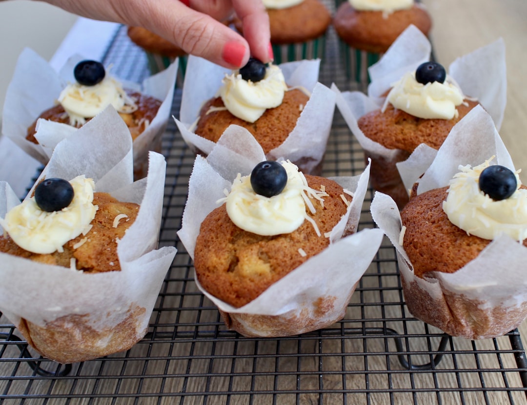 Lemon Muffins with Blueberries