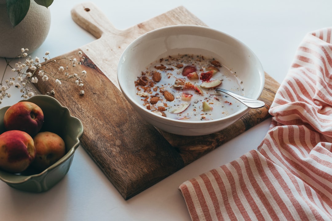 Warm Peaches and Cream Oatmeal