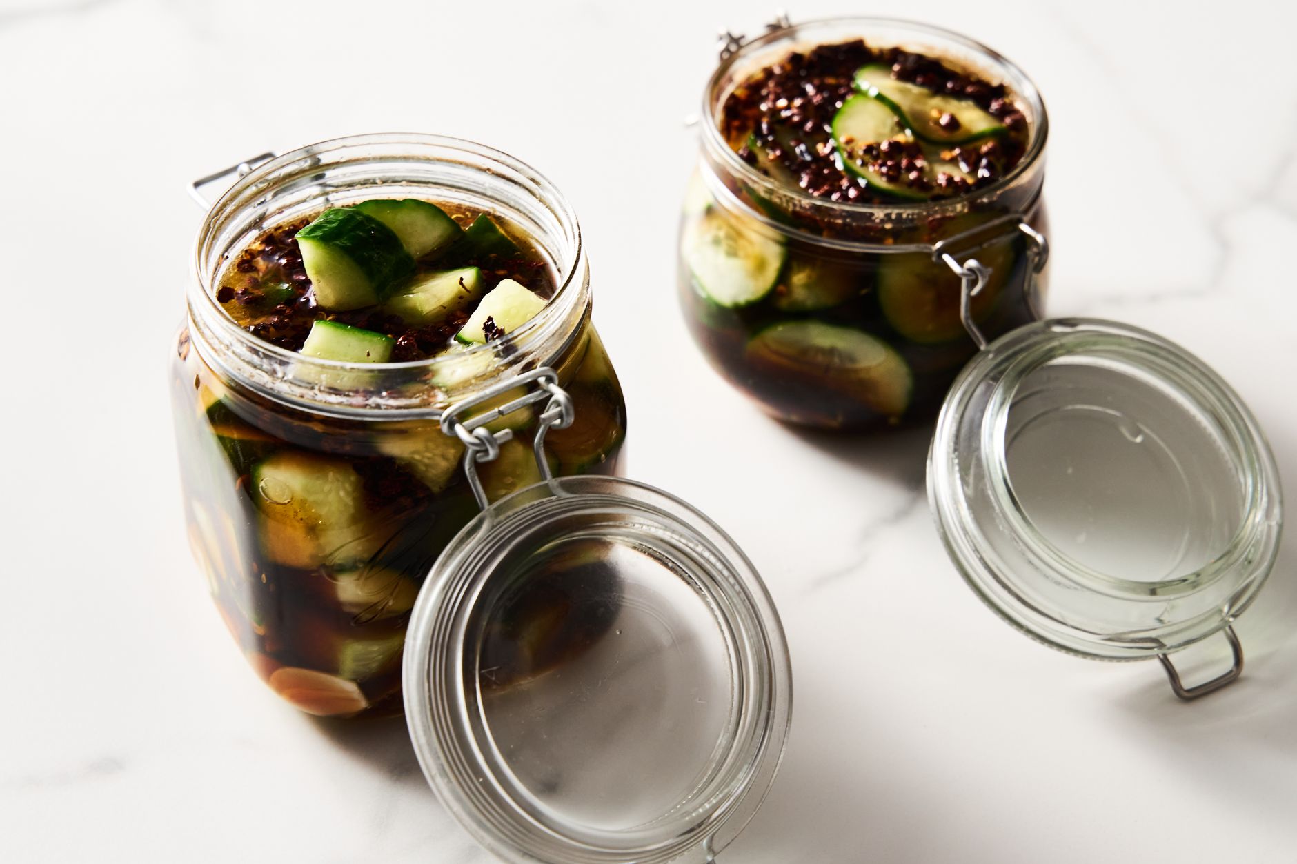 Quick Pickled Cucumbers