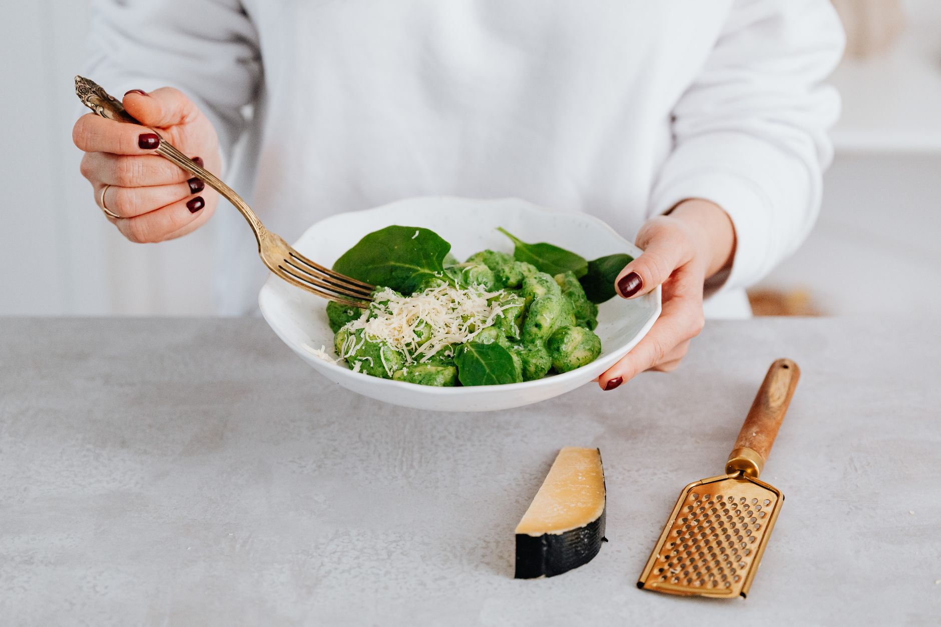 Skillet Pesto Gnocchi