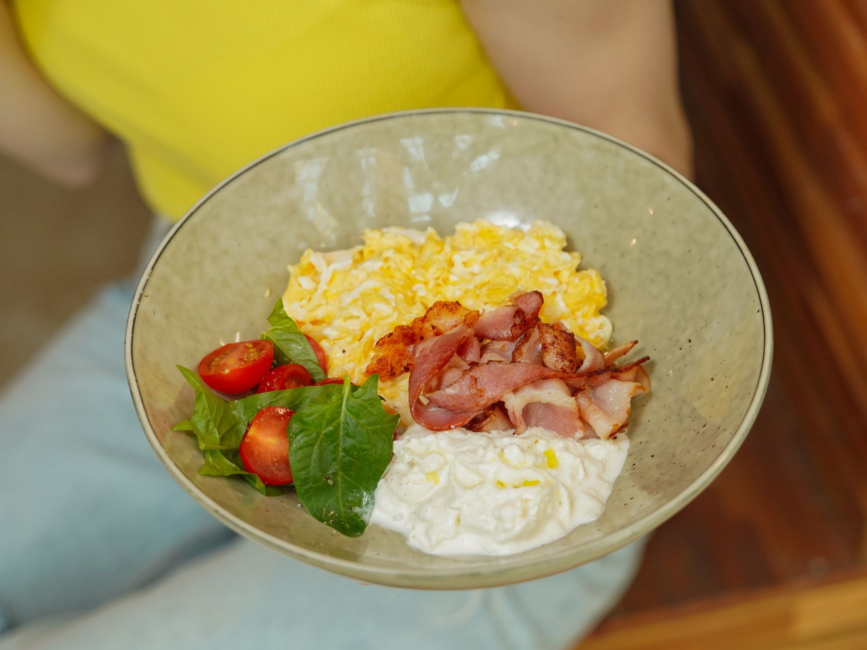 Buttery Cottage Cheese Scramble