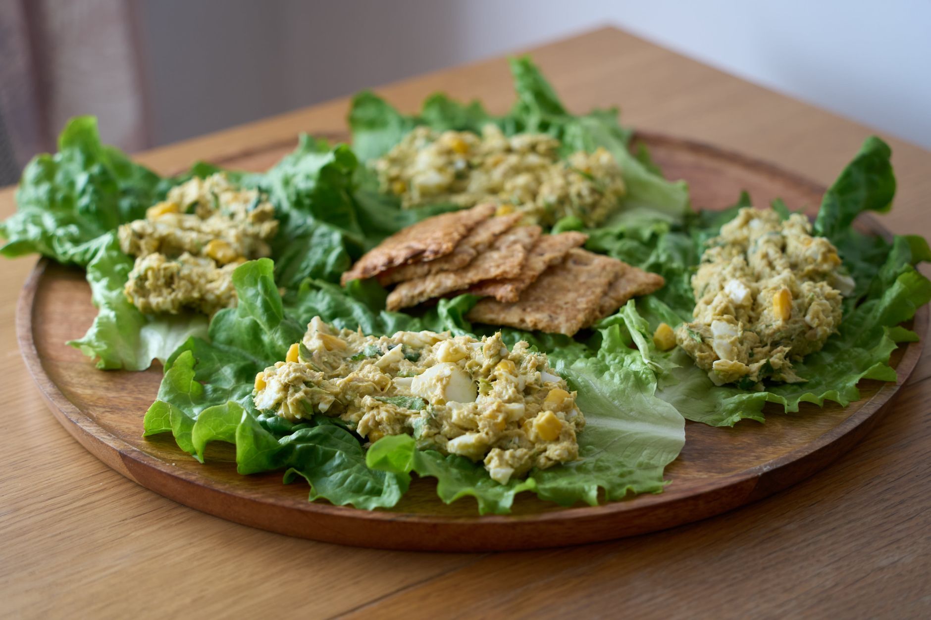 5-Min Tuna Lettuce Wraps