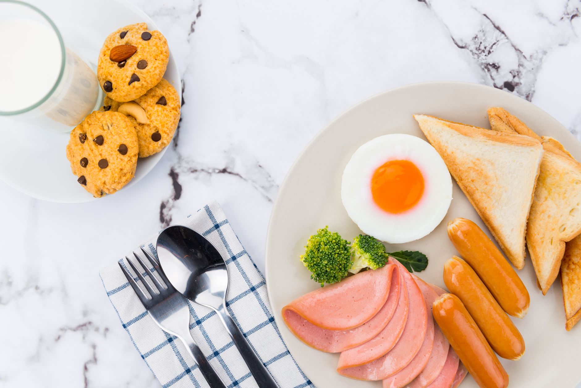 Ham Steak & Eggs Breakfast