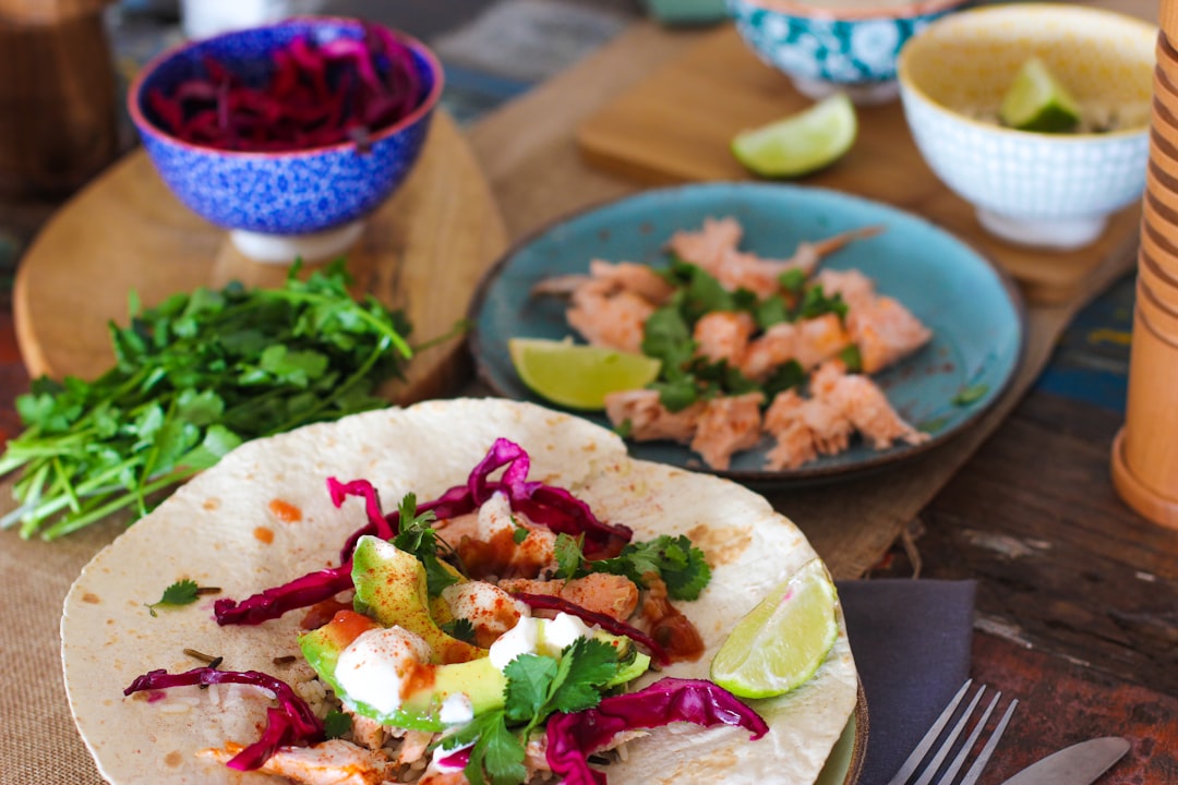 Crispy Salmon Tacos with Lime Slaw