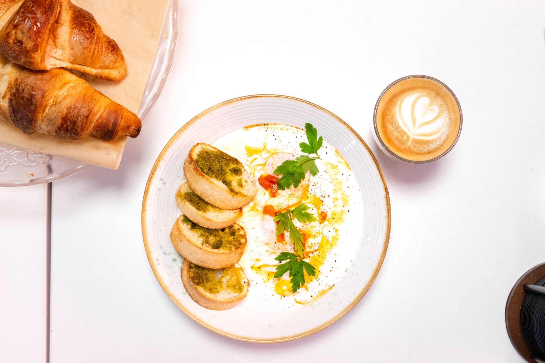 Pesto Egg Toast