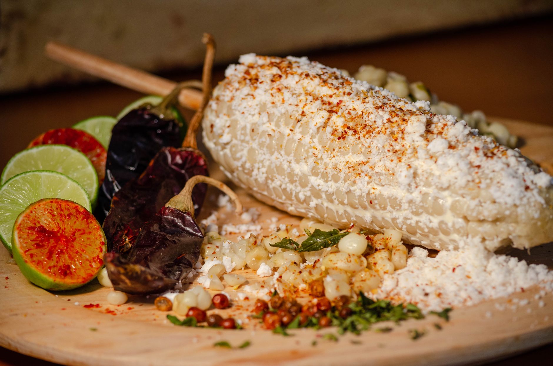 Charred Street Corn with Chili Crunch