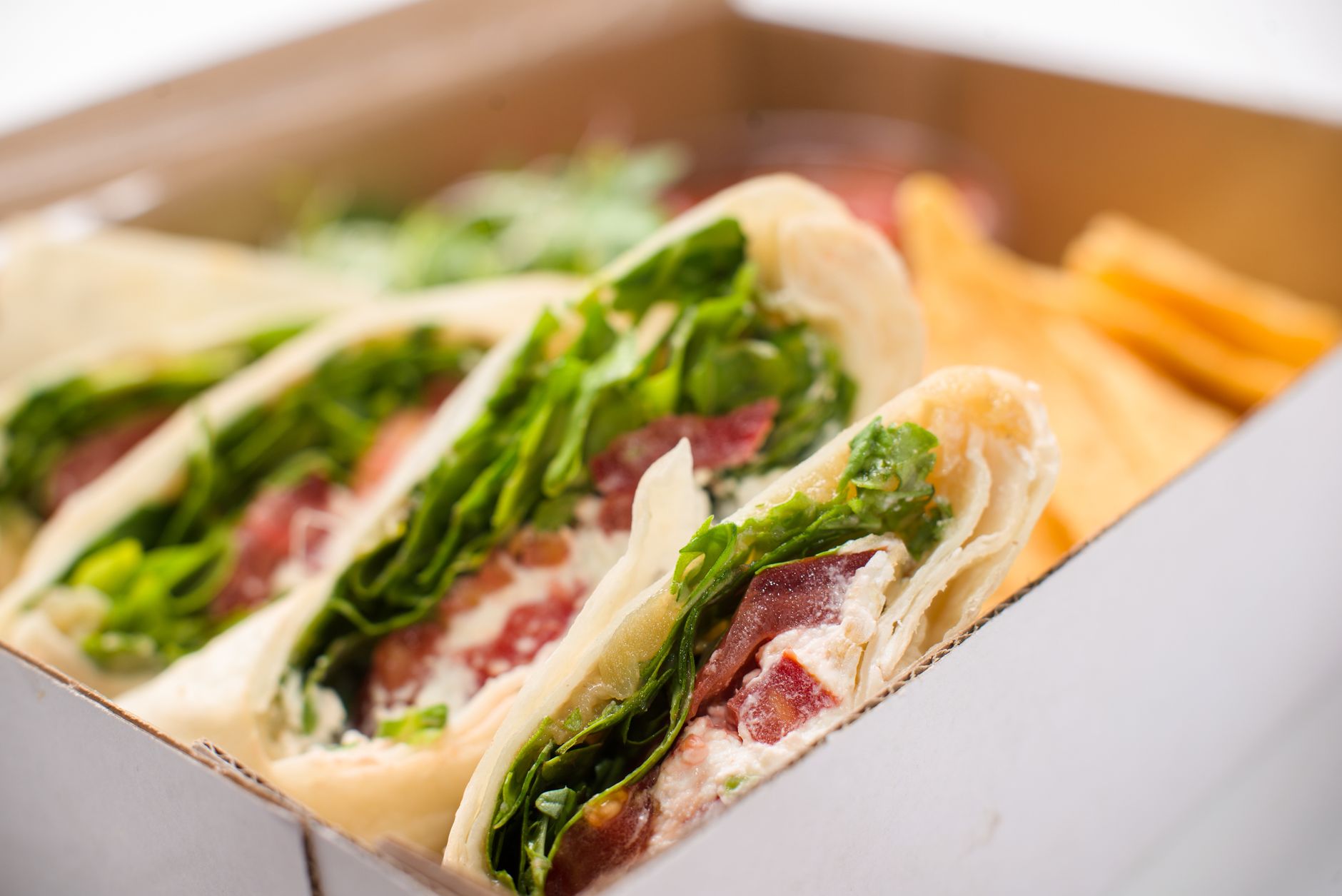 Cottage Cheese Egg Flatbread Wrap