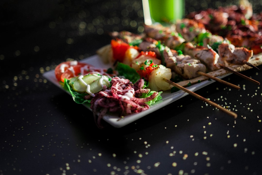 Greek Chicken Souvlaki with Pita & Salad