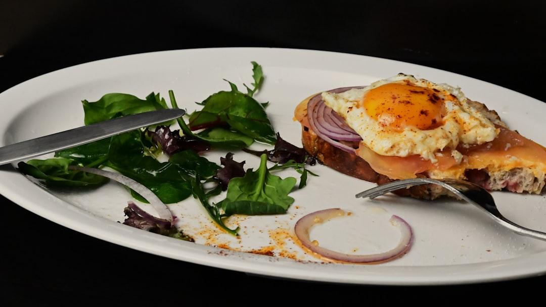 Open-Faced Tuna Melt with Egg & Greens
