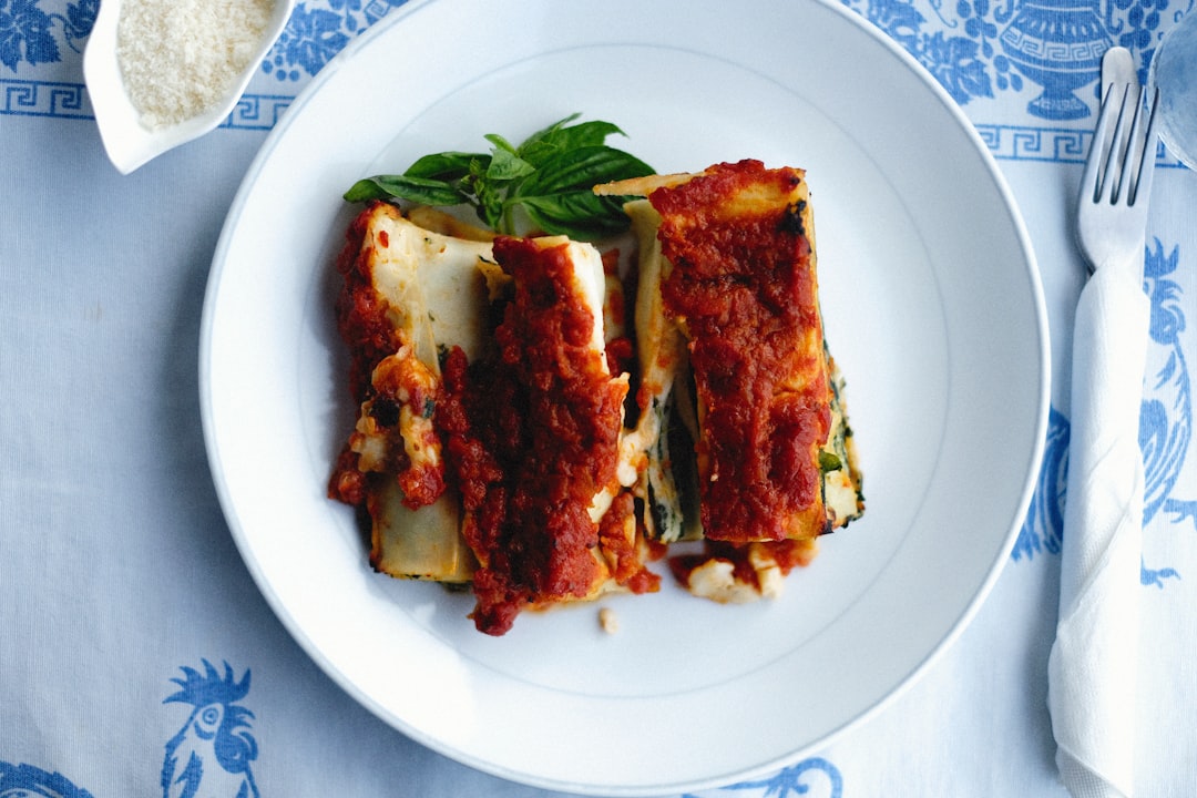 Spinach Ricotta Lasagna Rolls