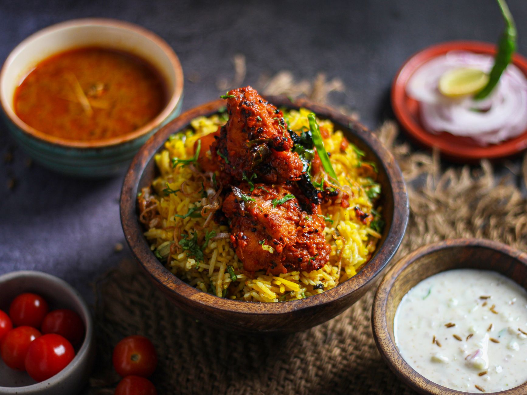 25-Min Biryani Bowl with Lamb & Rice