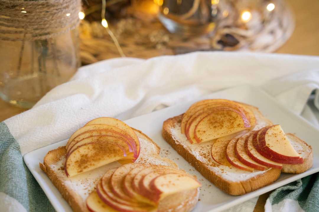 Apple Peanut Butter Toast