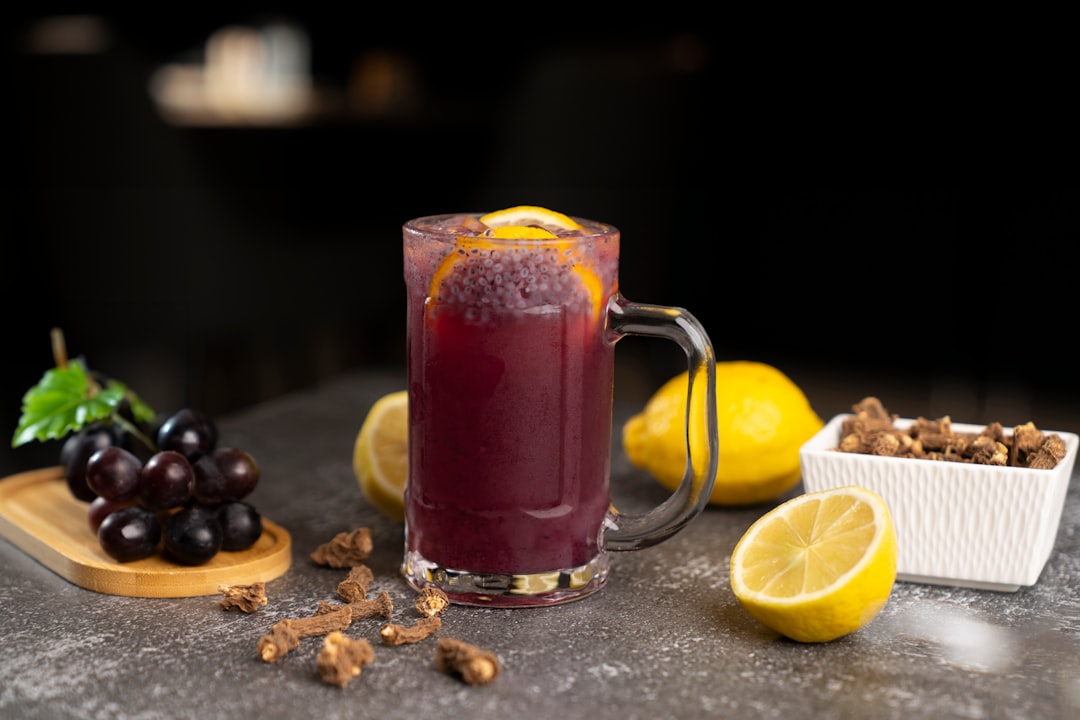 5-Minute Grape & Lime Spritzer