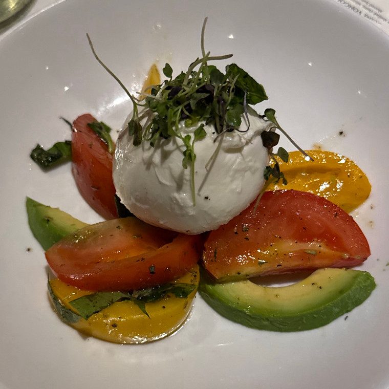 Caprese Salad with Burrata and Avocado