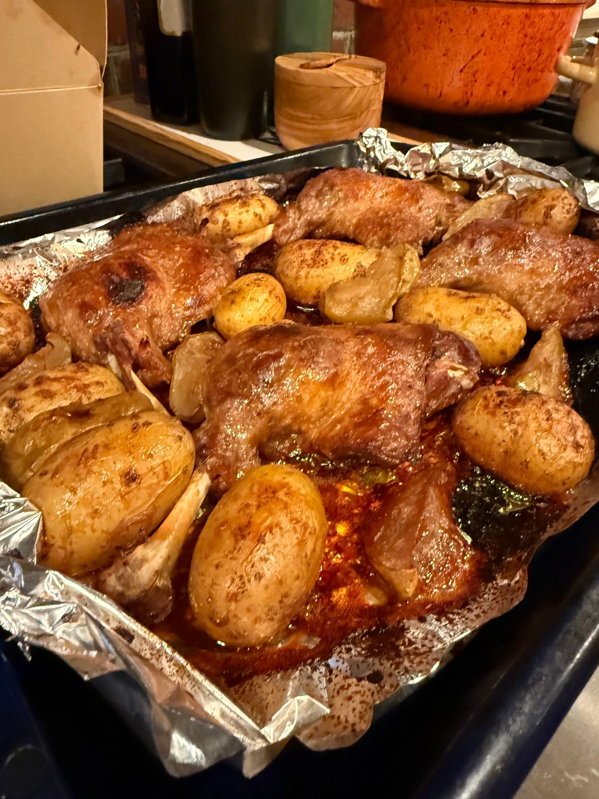 Roast Chicken with Potatoes