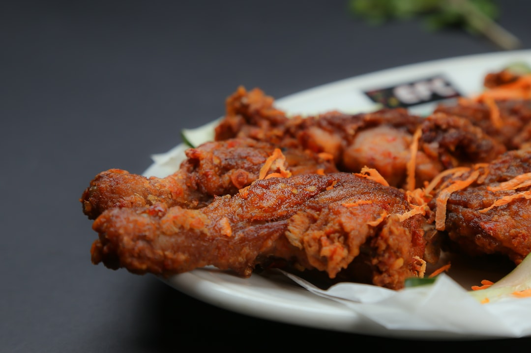 Crispy Chicken Pakora with Cucumber & Carrot Slaw