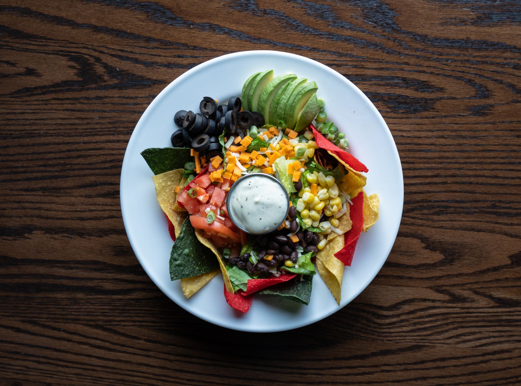 Black Bean Corn Salad with Tortilla Chips