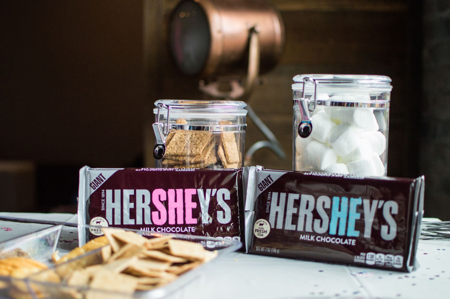 Strawberry S'mores Board