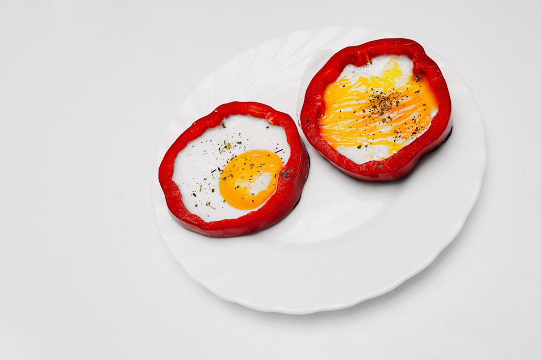 Crispy Pepper Ring Egg Fry