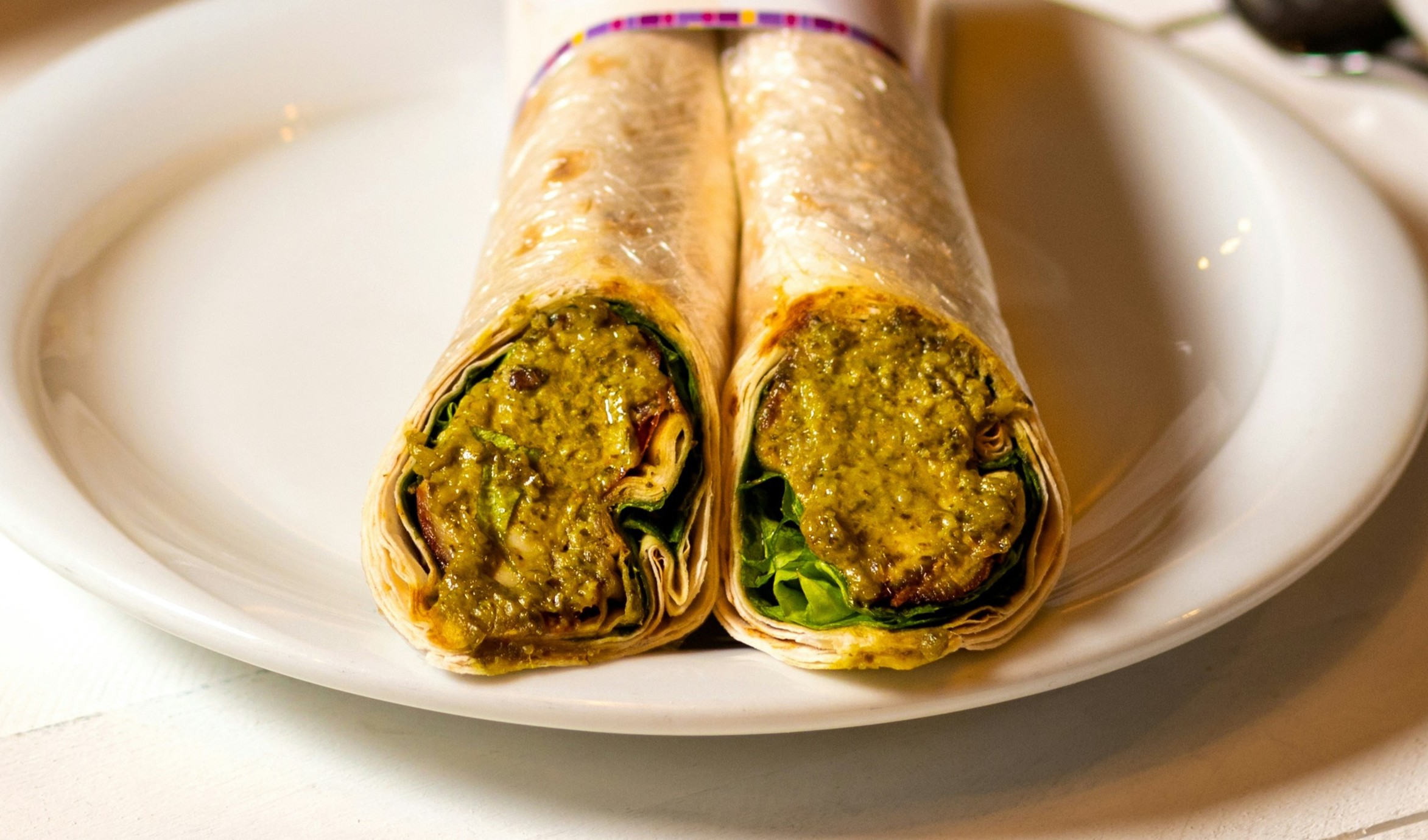 Falafel Wrap with Tahini Sauce